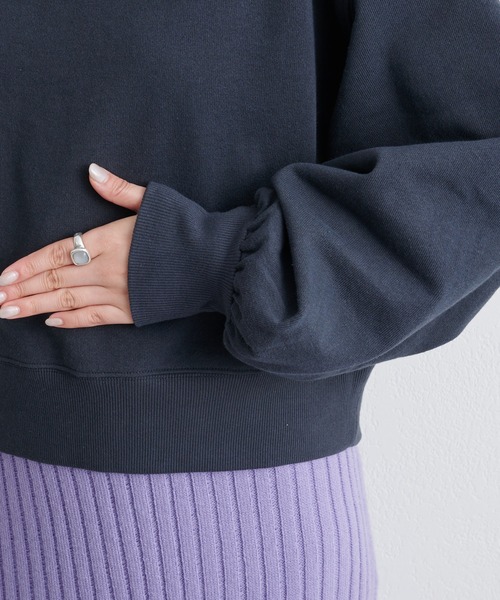 CIAOPANIC TYPY（チャオパニックティピー）の「【ZOZOTOWN限定】ボリュームスリーブスウェット（スウェット・レディース・アイボリー/グレー/チャコールグレー/ネイビー/ピンク・ONE SIZE）」の13枚目の写真