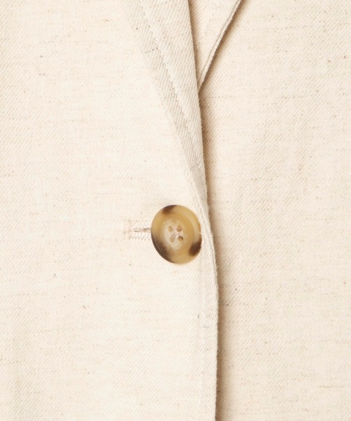 WEGO（ウィゴー）の「WEGO/リネンブレンドノースリーブジャケット（ベスト・レディース・ブラック/ナチュラル・FREE）」の21枚目の写真