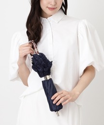 遮光 晴雨兼用 折りたたみ日傘　”エンブフリル”