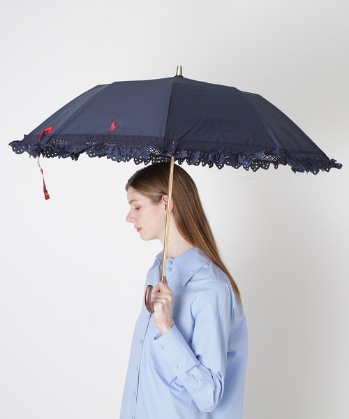 遮光 晴雨兼用 折りたたみ日傘 ”エンブフリル”（折りたたみ傘）｜POLO