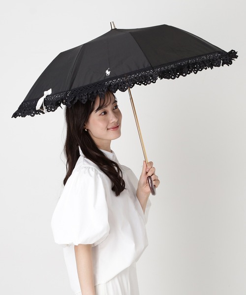 遮光 晴雨兼用 折りたたみ日傘 ”エンブフリル”（折りたたみ傘）｜POLO