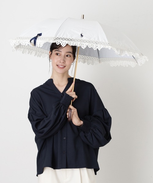 遮光 晴雨兼用 折りたたみ日傘 ”エンブフリル”（折りたたみ傘）｜POLO