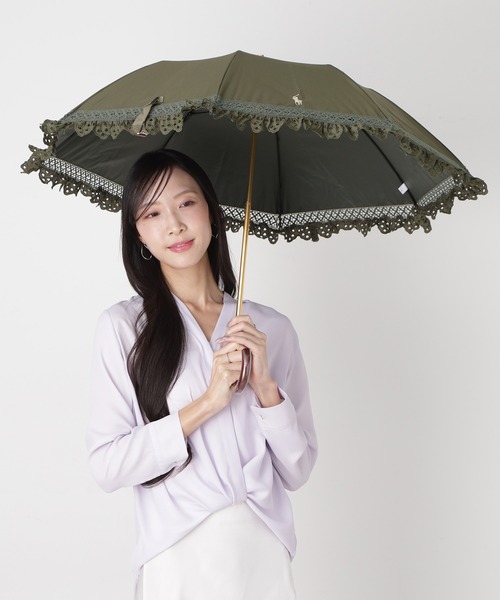 遮光 晴雨兼用 折りたたみ日傘 ”エンブフリル”（折りたたみ傘）｜POLO