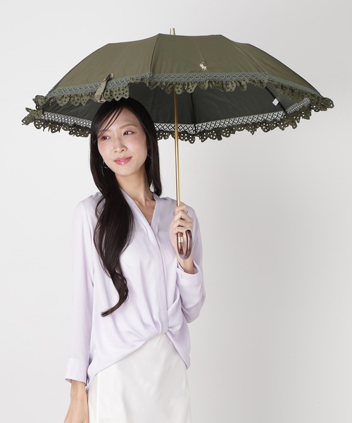 遮光 晴雨兼用 折りたたみ日傘 ”エンブフリル”（折りたたみ傘）｜POLO