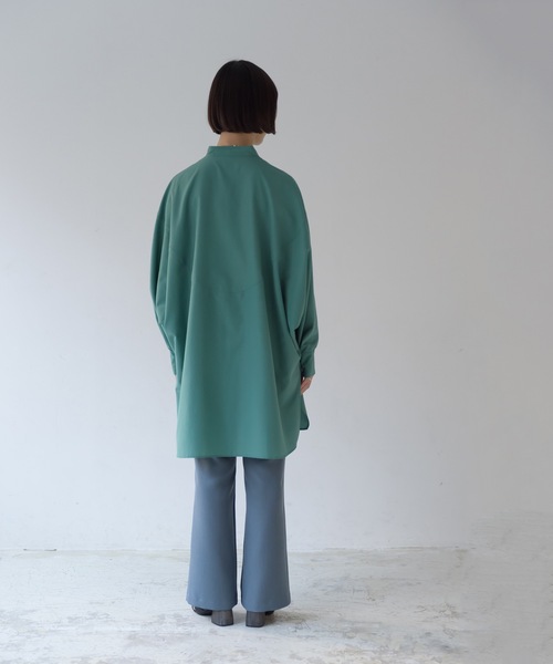 La SRIC（ラスリック）の「La SRIC / バンドカラードルマンシャツ（シャツ/ブラウス・レディース・マスタード/グリーン系その他・38）」の3枚目の写真