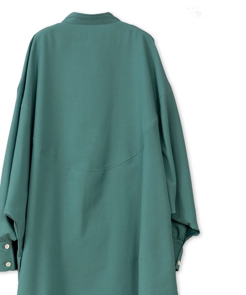 La SRIC（ラスリック）の「La SRIC / バンドカラードルマンシャツ（シャツ/ブラウス・レディース・マスタード/グリーン系その他・38）」の11枚目の写真