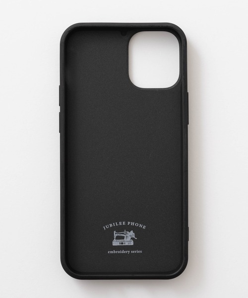 ブラック iPhone12proケース レザー 刺繍 立体刺繍スマホケース iPhone カバー PUレザー【iPhone 7/8/SE/12