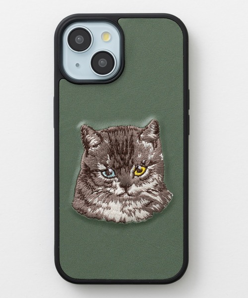 Jubilee（ジュビリー）の「立体刺繍スマホケース iPhone カバー PUレザー【iPhone 7/8/SE/12/12Pro/12 mini/13/13Pro/14/14Pro/15対応】（スマホケース/カバー・レディース・ライトグレー/ブラック/ネイビー/オフホワイト/オリーブ/ダークオリーブ/イエロー/ホワイト×ブルー/ダークブルー/スモークピンク/イエロー×グレー/グリーン/ブラウン・iPhone 12/12 Pro/iPhone 13/iPhone 13 Pro/iPhone 7/8/SE(第2/第3世代)/iPhone 14/iPhone 12 mini/iPhone 14 Pro/iPhone 15）」の18枚目の写真