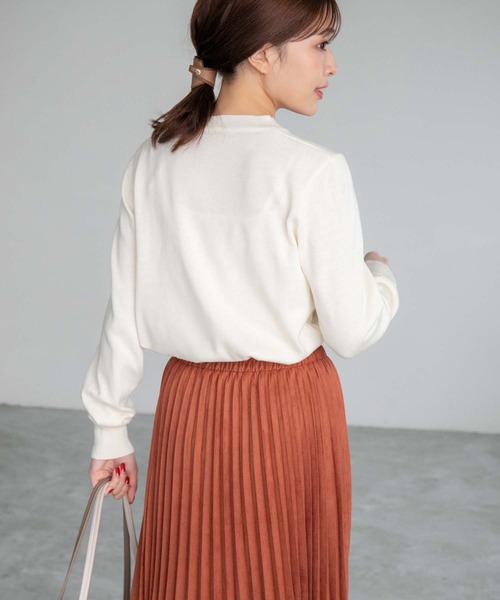 Edit Sheen(エディットシーン)の「ソフトタッチレザーポニーフック(ヘアゴム・レディース・モカ/ベージュ・FREE)」の8枚目の写真