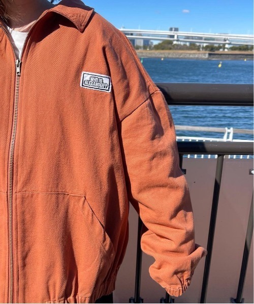 PairPair（ペアペア）の「ワッペン付きツイルブルゾン(ユニセックス)（ブルゾン・レディース・ライトグリーン/アイボリー/オレンジ系その他・FREE）」の22枚目の写真