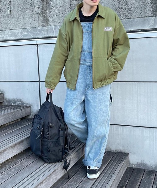 PairPair（ペアペア）の「ワッペン付きツイルブルゾン(ユニセックス)（ブルゾン・レディース・ライトグリーン/アイボリー/オレンジ系その他・FREE）」の7枚目の写真