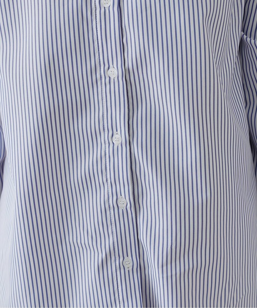 Chez toi（シェトワ）の「ネックフリル裾ラウンドシャツ（シャツ/ブラウス・レディース・オフホワイト/ブルー・FREE）」の16枚目の写真