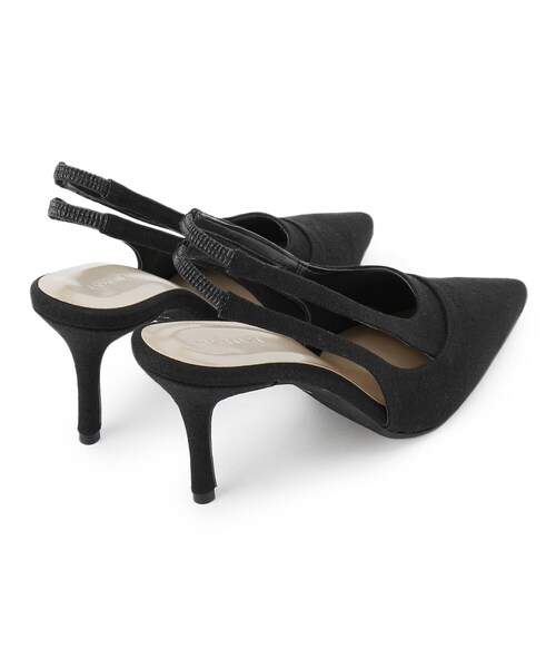 ESPERANZA（エスペランサ）の「レイヤードダブルバックストラップポインテッドミュール（パンプス・レディース・グリーン系その他4/ブラック系2/ピンク系7・LL/S/M/L）」の19枚目の写真