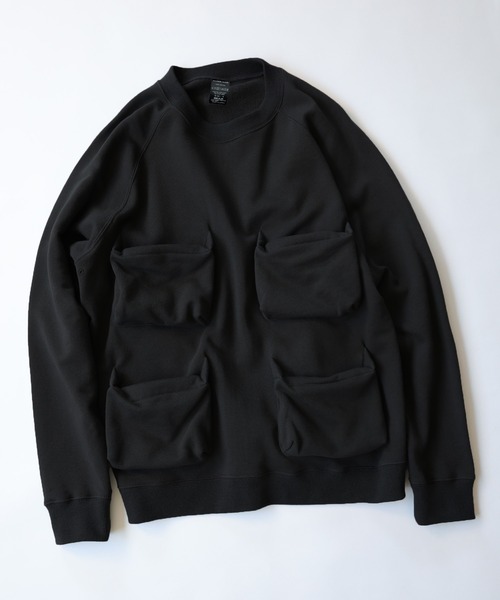 NUMBER (N)INE（ナンバーナイン）の「NUMBER (N)INE/ナンバーナイン POCKET SWEAT PULLOVER/マルチポケットルーズプルオーバースウェット（スウェット・メンズ・ブラック/ダークグレー/ライトグレー・2/4/3）」の2枚目の写真