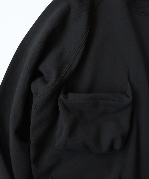 NUMBER (N)INE（ナンバーナイン）の「NUMBER (N)INE/ナンバーナイン POCKET SWEAT PULLOVER/マルチポケットルーズプルオーバースウェット（スウェット・メンズ・ブラック/ダークグレー/ライトグレー・2/4/3）」の4枚目の写真