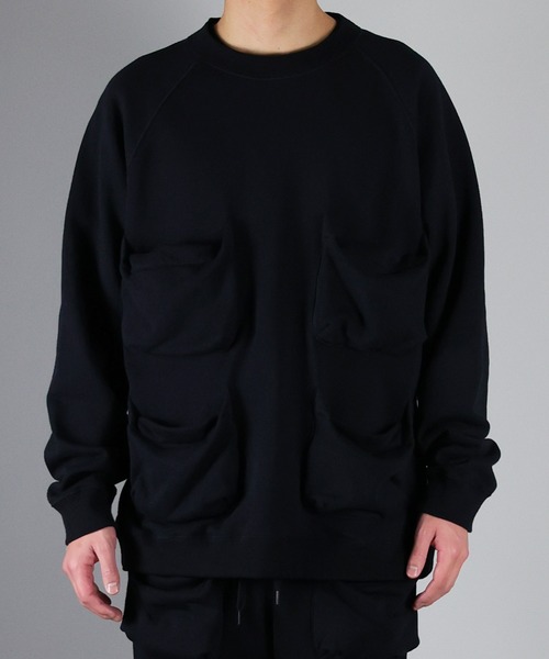 NUMBER (N)INE（ナンバーナイン）の「NUMBER (N)INE/ナンバーナイン POCKET SWEAT PULLOVER/マルチポケットルーズプルオーバースウェット（スウェット・メンズ・ブラック/ダークグレー/ライトグレー・2/4/3）」の13枚目の写真