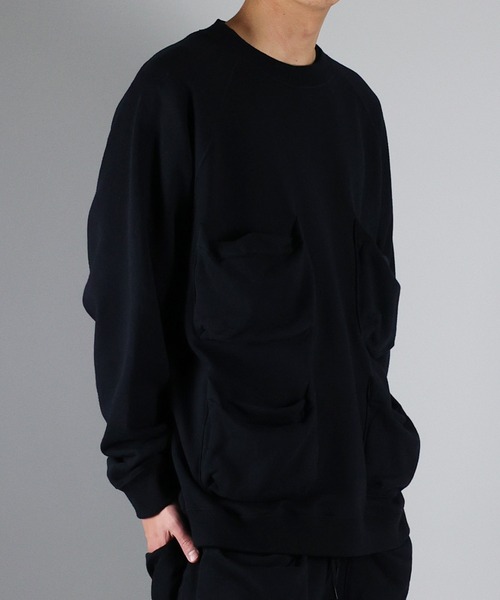NUMBER (N)INE（ナンバーナイン）の「NUMBER (N)INE/ナンバーナイン POCKET SWEAT PULLOVER/マルチポケットルーズプルオーバースウェット（スウェット・メンズ・ブラック/ダークグレー/ライトグレー・2/4/3）」の14枚目の写真