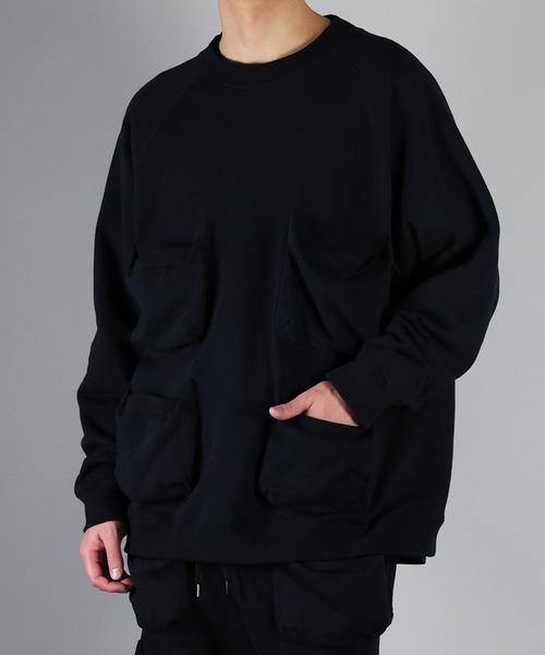 NUMBER (N)INE（ナンバーナイン）の「NUMBER (N)INE/ナンバーナイン POCKET SWEAT PULLOVER/マルチポケットルーズプルオーバースウェット（スウェット・メンズ・ブラック/ダークグレー/ライトグレー・2/4/3）」の15枚目の写真