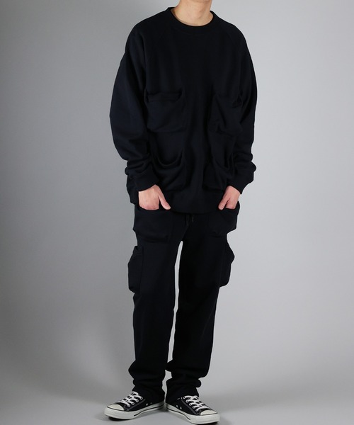 NUMBER (N)INE（ナンバーナイン）の「NUMBER (N)INE/ナンバーナイン POCKET SWEAT PULLOVER/マルチポケットルーズプルオーバースウェット（スウェット・メンズ・ブラック/ダークグレー/ライトグレー・2/4/3）」の16枚目の写真