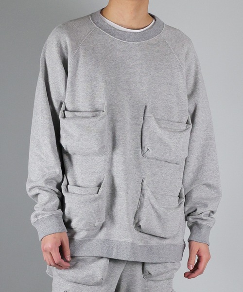 NUMBER (N)INE（ナンバーナイン）の「NUMBER (N)INE/ナンバーナイン POCKET SWEAT PULLOVER/マルチポケットルーズプルオーバースウェット（スウェット・メンズ・ブラック/ダークグレー/ライトグレー・2/4/3）」の18枚目の写真