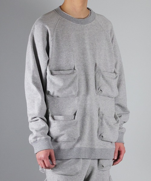 NUMBER (N)INE（ナンバーナイン）の「NUMBER (N)INE/ナンバーナイン POCKET SWEAT PULLOVER/マルチポケットルーズプルオーバースウェット（スウェット・メンズ・ブラック/ダークグレー/ライトグレー・2/4/3）」の20枚目の写真