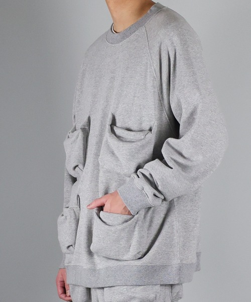 NUMBER (N)INE（ナンバーナイン）の「NUMBER (N)INE/ナンバーナイン POCKET SWEAT PULLOVER/マルチポケットルーズプルオーバースウェット（スウェット・メンズ・ブラック/ダークグレー/ライトグレー・2/4/3）」の21枚目の写真