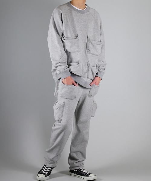 NUMBER (N)INE（ナンバーナイン）の「NUMBER (N)INE/ナンバーナイン POCKET SWEAT PULLOVER/マルチポケットルーズプルオーバースウェット（スウェット・メンズ・ブラック/ダークグレー/ライトグレー・2/4/3）」の22枚目の写真