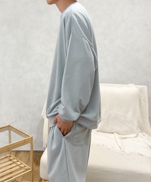 PairPair(ペアペア)の「ヘンリーネックプルオーバー(ユニセックス)(スウェット・レディース・ブラック/サックスブルー/グレー系その他・MEDIUM/LARGE)」の14枚目の写真