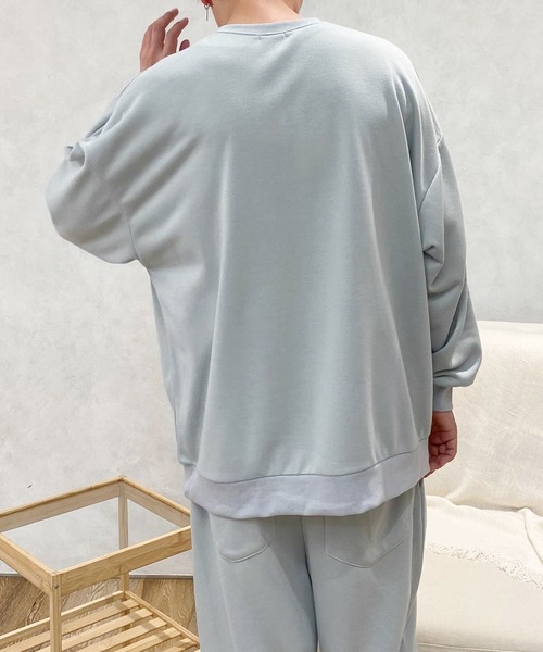 PairPair(ペアペア)の「ヘンリーネックプルオーバー(ユニセックス)(スウェット・レディース・ブラック/サックスブルー/グレー系その他・MEDIUM/LARGE)」の15枚目の写真