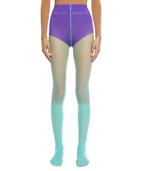 MAISON SOKSI（メゾンソクシ）の「【MAISON SOKSI/メゾンソクシ】ASTRAL タイツ（タイツ/ストッキング・レディース・パープル/ピンク/ブルー/グリーン/イエロー・S/M）」の4枚目の写真