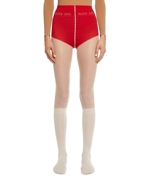 MAISON SOKSI（メゾンソクシ）の「【MAISON SOKSI/メゾンソクシ】ASTRAL タイツ（タイツ/ストッキング・レディース・パープル/ピンク/ブルー/グリーン/イエロー・S/M）」の5枚目の写真