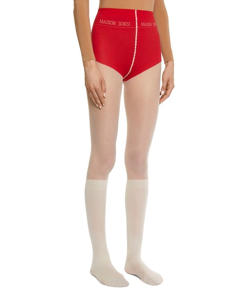 MAISON SOKSI（メゾンソクシ）の「【MAISON SOKSI/メゾンソクシ】ASTRAL タイツ（タイツ/ストッキング・レディース・パープル/ピンク/ブルー/グリーン/イエロー・S/M）」の14枚目の写真