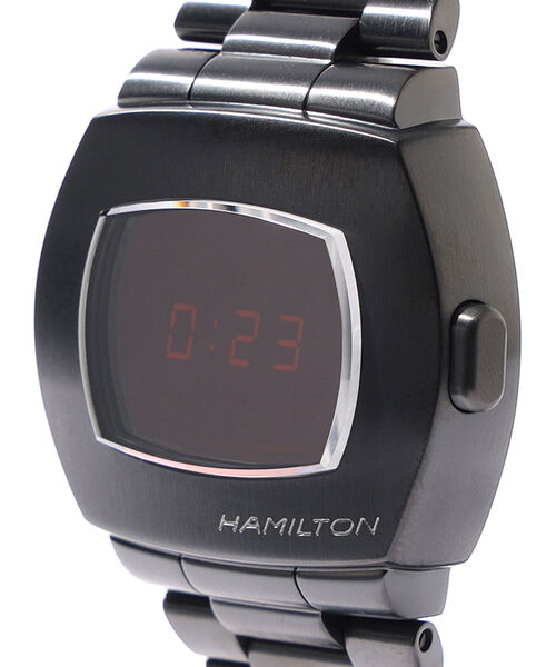 HAMILTON(ハミルトン)の「HAMILTON / PSR Digital Quartz▲(デジタル腕時計・メンズ・ブラック・ONE SIZE)」の6枚目の写真