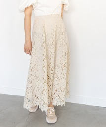 RANDA | ケミカルレースフレアスカート(スカート)