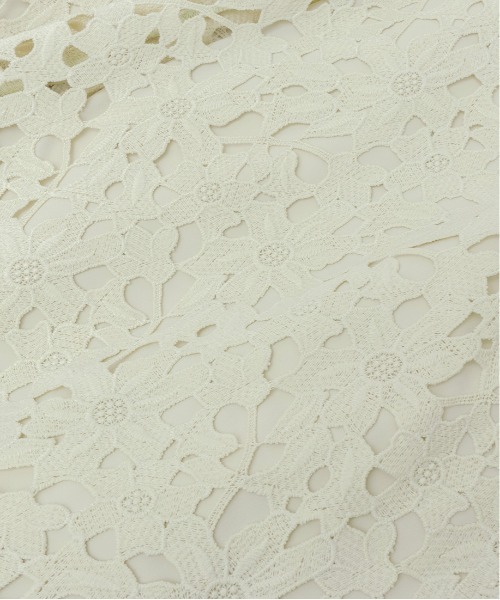 RANDA（ランダ）の「ケミカルレースフレアスカート（スカート・レディース・パープル/グリーン/アイボリー・1/0）」の18枚目の写真