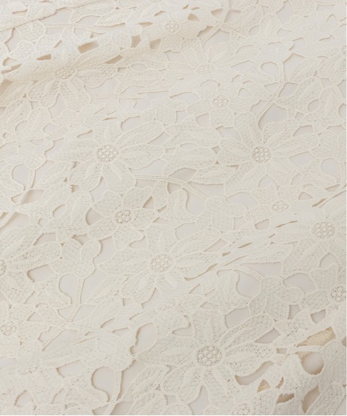 RANDA（ランダ）の「ケミカルレースフレアスカート（スカート・レディース・パープル/グリーン/アイボリー・1/0）」の19枚目の写真