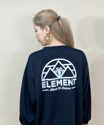 ELEMENT（エレメント）の「【ムラサキスポーツ別注】ELEMENT/エレメント  ビッグシルエットバックプリントロンT/ロングスリーブTEE/長袖ラッシュガード　 　BC023-068（ラッシュガード・レディース）」