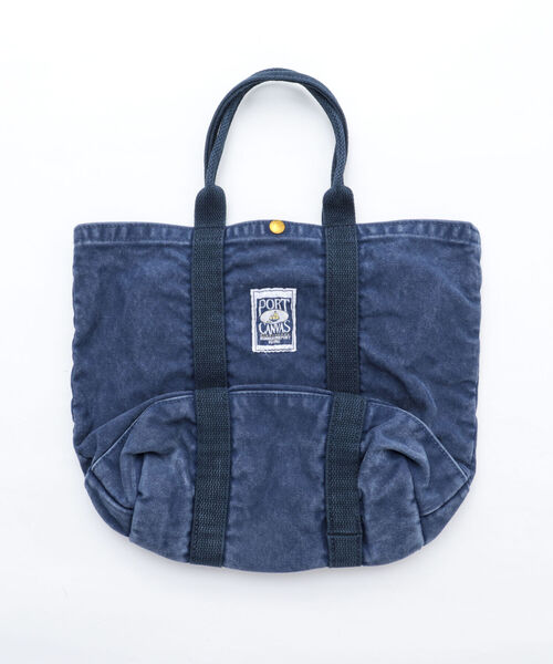 PORT CANVAS(ポートキャンバス)の「【PORT CANVAS/ポート キャンバス】別注キャンバストートバッグ 製品洗い(トートバッグ・メンズ・ネイビー/ベージュ/ブラック/ライトパープル/ライトグレー/オリーブ・FREE)」の5枚目の写真