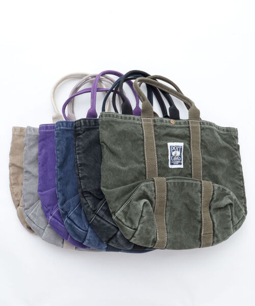 PORT CANVAS(ポートキャンバス)の「【PORT CANVAS/ポート キャンバス】別注キャンバストートバッグ 製品洗い(トートバッグ・メンズ・ネイビー/ベージュ/ブラック/ライトパープル/ライトグレー/オリーブ・FREE)」の13枚目の写真