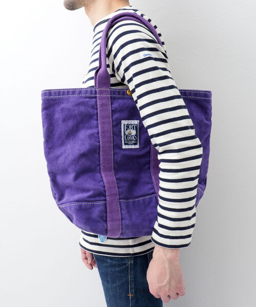 PORT CANVAS(ポートキャンバス)の「【PORT CANVAS/ポート キャンバス】別注キャンバストートバッグ 製品洗い(トートバッグ・メンズ・ネイビー/ベージュ/ブラック/ライトパープル/ライトグレー/オリーブ・FREE)」の10枚目の写真