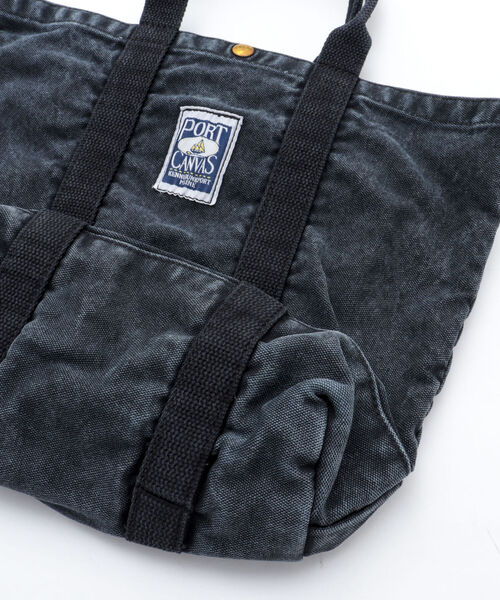 PORT CANVAS(ポートキャンバス)の「【PORT CANVAS/ポート キャンバス】別注キャンバストートバッグ 製品洗い(トートバッグ・メンズ・ネイビー/ベージュ/ブラック/ライトパープル/ライトグレー/オリーブ・FREE)」の19枚目の写真