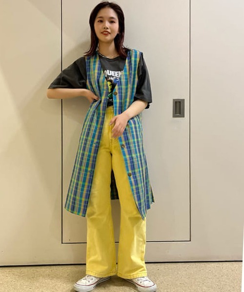ちぇるたん様7点❤️☘️T16002☘️Rodeo Crowns 中綿 デニムベスト RODEO CROWNS WIDE BOWL | （WEB限定）カラーデニムベスト