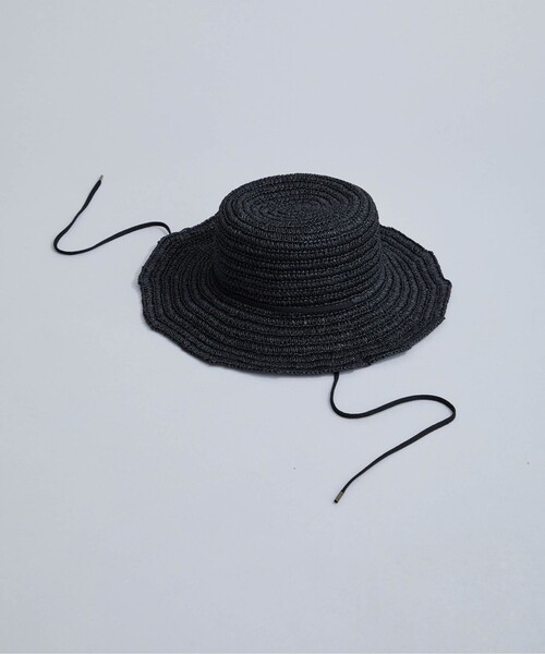 La Maison de Lyllis(メゾンドリリス)の「【La Maison de Lyllis(ラメゾンドリリス)】LATTICE(ハット・レディース・ホワイト/ブラック/ベージュ・FREE)」の2枚目の写真