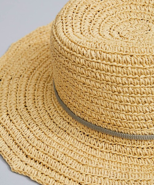 La Maison de Lyllis(メゾンドリリス)の「【La Maison de Lyllis(ラメゾンドリリス)】LATTICE(ハット・レディース・ホワイト/ブラック/ベージュ・FREE)」の14枚目の写真