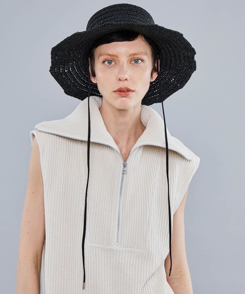 La Maison de Lyllis(メゾンドリリス)の「【La Maison de Lyllis(ラメゾンドリリス)】LATTICE(ハット・レディース・ホワイト/ブラック/ベージュ・FREE)」の17枚目の写真