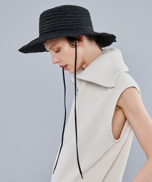 La Maison de Lyllis(メゾンドリリス)の「【La Maison de Lyllis(ラメゾンドリリス)】LATTICE(ハット・レディース・ホワイト/ブラック/ベージュ・FREE)」の18枚目の写真