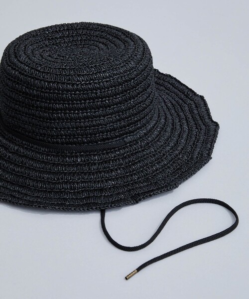 La Maison de Lyllis(メゾンドリリス)の「【La Maison de Lyllis(ラメゾンドリリス)】LATTICE(ハット・レディース・ホワイト/ブラック/ベージュ・FREE)」の21枚目の写真