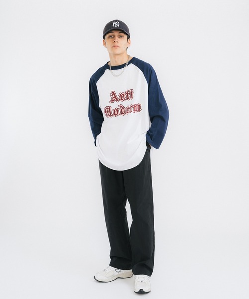 オーバーサイズ ラグランTシャツ ビッグシルエット（Tシャツ