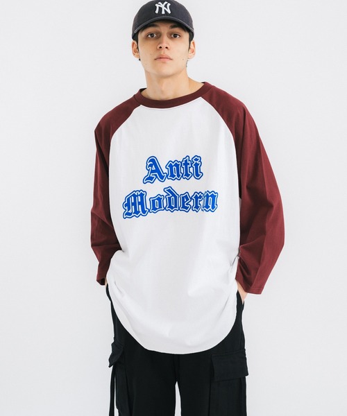 S'YTE ラグラン オーバーサイズカットソー ビッグTシャツ オーバーサイズ ラグランTシャツ ビッグシルエット（Tシャツ