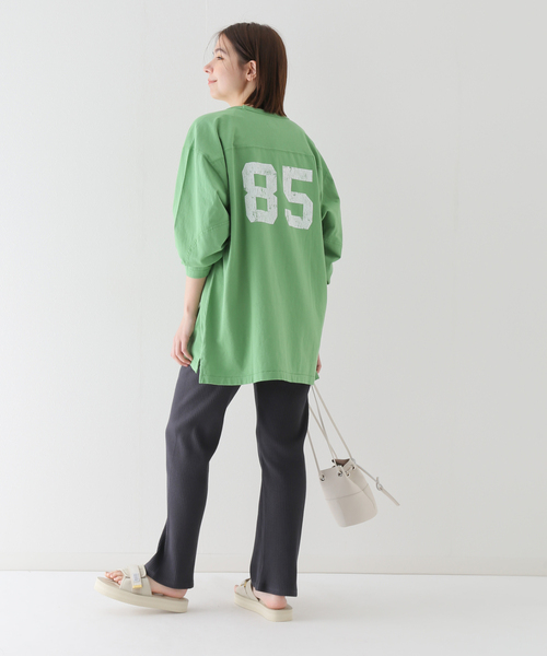 JOURNAL STANDARD relume(ジャーナルスタンダード レリューム)の「ストレッチリブパンツ(その他パンツ・レディース・ナチュラル/グレー/キャメル・FREE)」の5枚目の写真